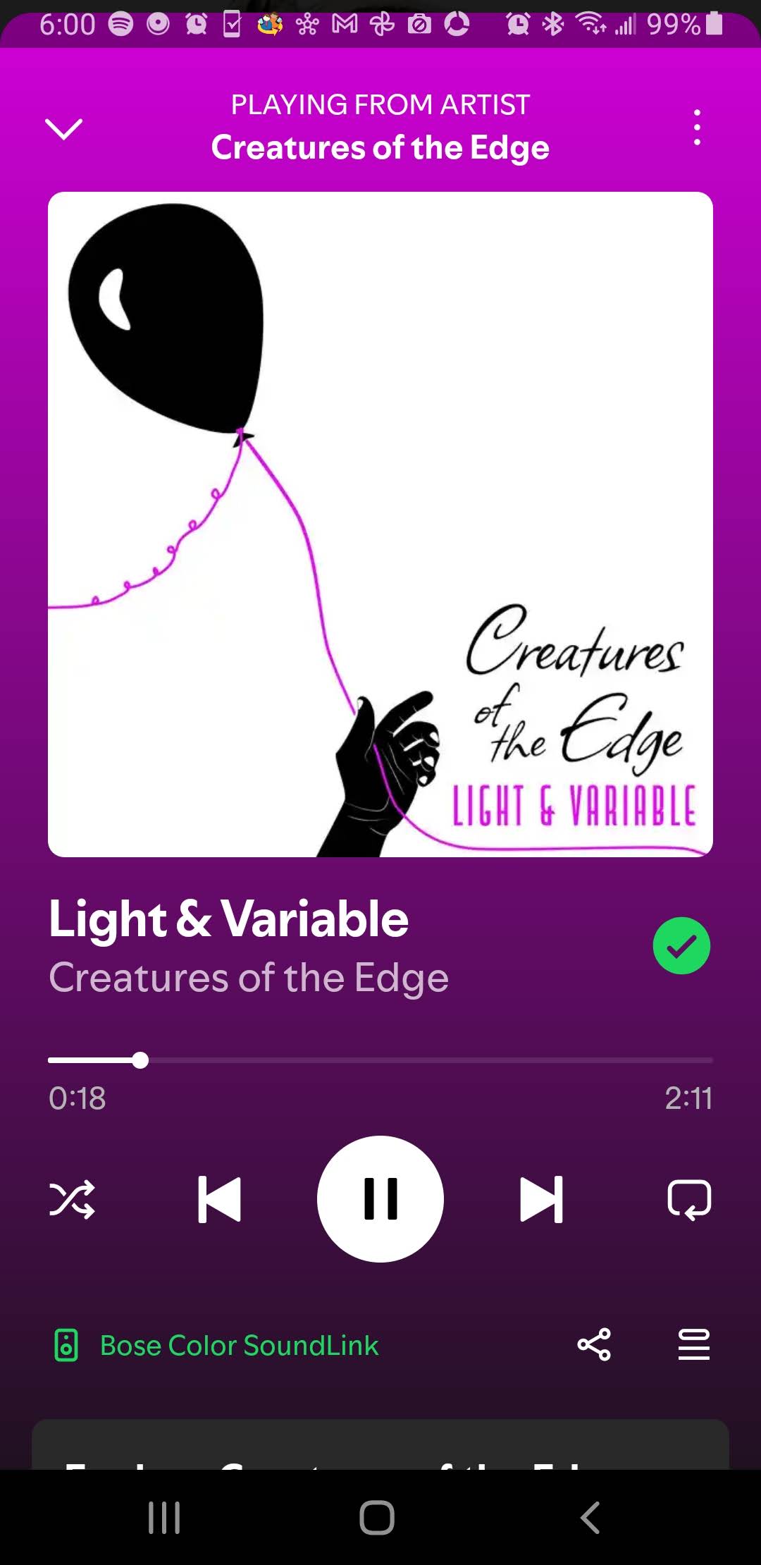 Creatures of the Edge - Light & Variable